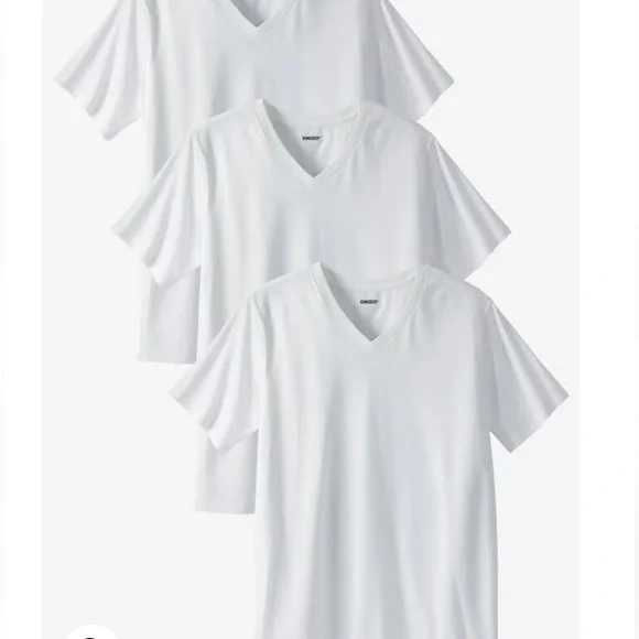 Big & Tall 3 Pack V-Neck T-Shirts - Picture 3 of 3